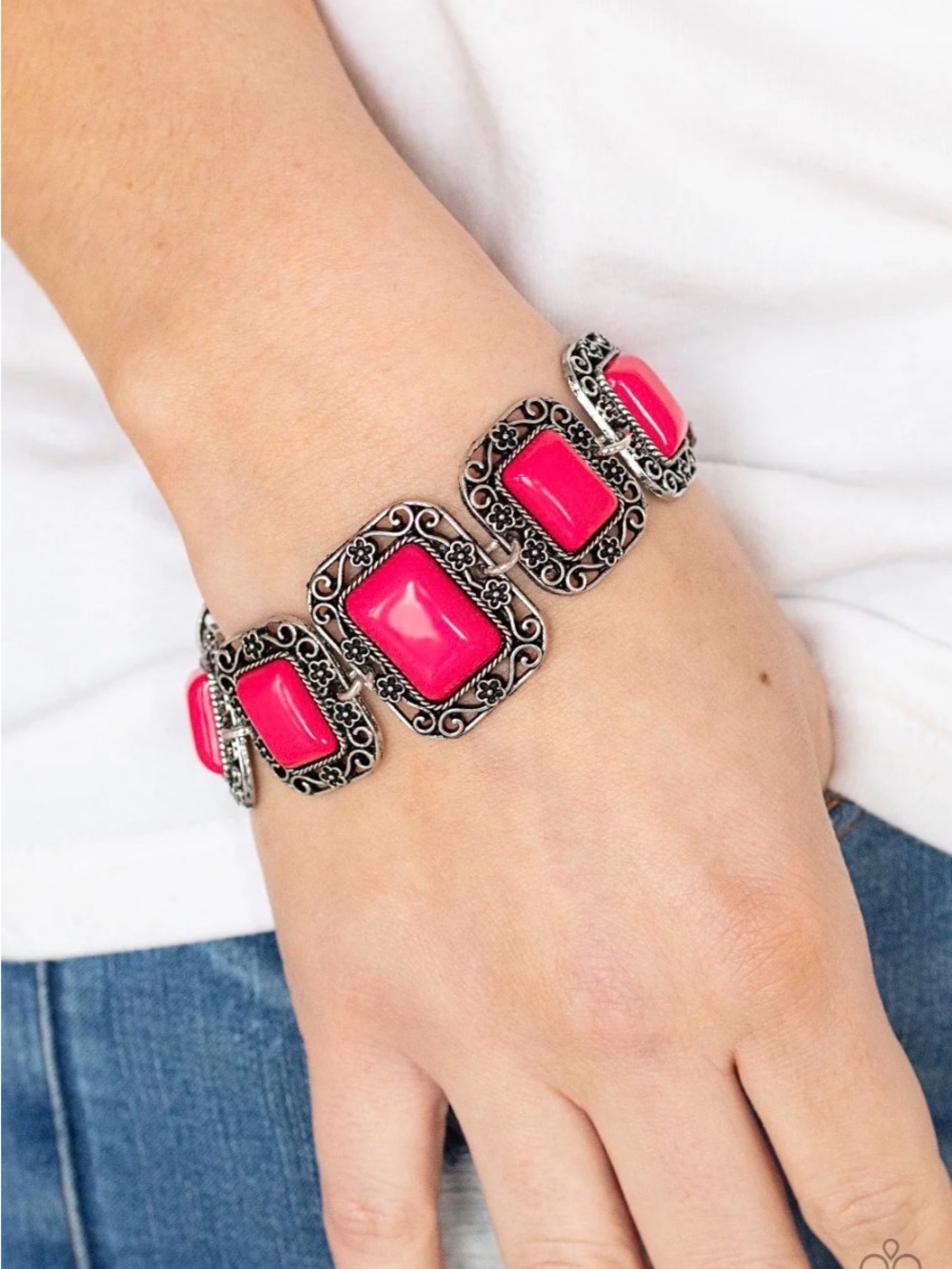Retro Rodeo - pink - Paparazzi bracelet
